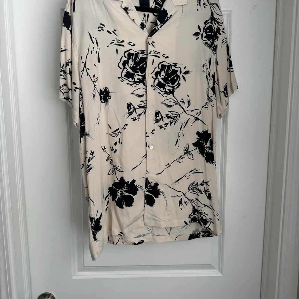 Floral Print Short Sleeve Shirt